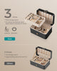  Travel 2-Layers Jewelry Case