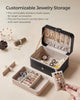  Travel 2-Layers Jewelry Case