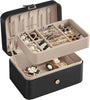  Travel 2-Layers Jewelry Case